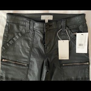 NWT Joie “Park Skinny”  wax black jeans SZ26